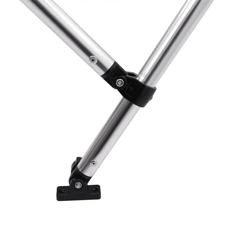 Biminitop 3 bogen 183x140x137 cm zwart 9