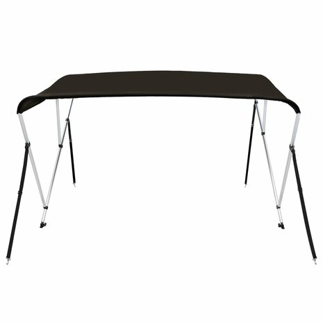 Biminitop 3 bogen 183x160x137 cm zwart 3