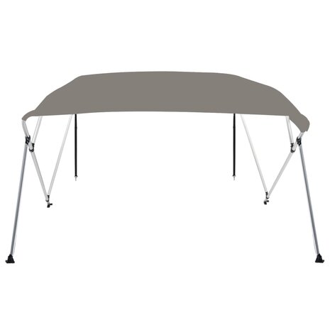 Biminitop 4 bogen 243x196x137 cm grijs 3