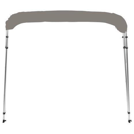 Biminitop 4 bogen 243x196x137 cm grijs 4