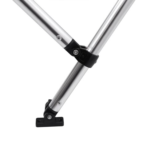 Biminitop 4 bogen 243x196x137 cm grijs 9