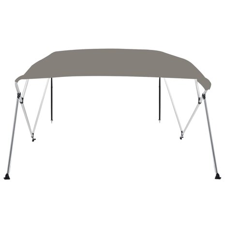 Biminitop 4 bogen 243x244x137 cm grijs 3