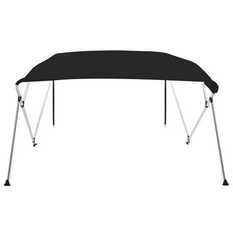 Biminitop 4 bogen 243x180x137 cm zwart 3