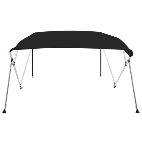 Biminitop 4 bogen 243x196x137 cm zwart 3