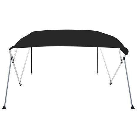 Biminitop 4 bogen 243x210x137 cm zwart 3