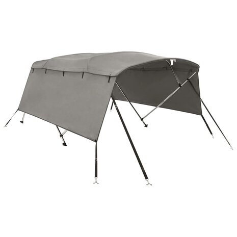 Biminitop 4 bogen met zijwanden 243x(230-244)x137 cm 2