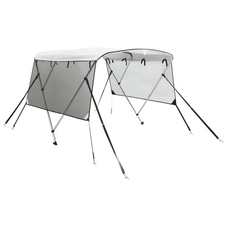 Biminitop 3 bogen met mesh zijwanden183x(154-167)x137 cm 2