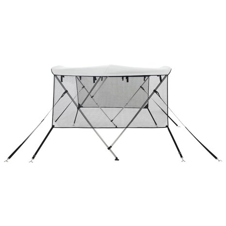 Biminitop 3 bogen met mesh zijwanden 183x(170-182)x137 cm 7