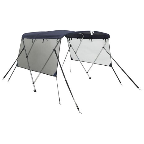 Biminitop 3 bogen met mesh zijwanden 183x(170-182)x137 cm 2