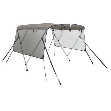 Biminitop 3 bogen met mesh zijwanden 183x(185-198)x137 cm 2
