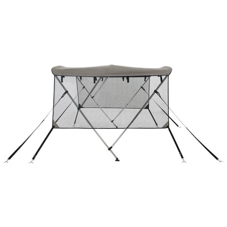 Biminitop 3 bogen met mesh zijwanden 183x(185-198)x137 cm 7