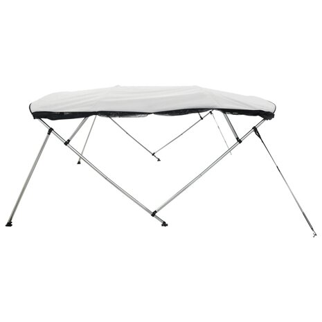 Biminitop 4 bogen met mesh zijwanden 243x(170-182)x137 cm 8