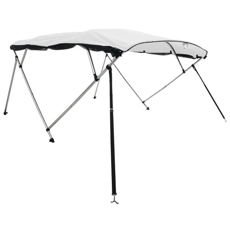 Biminitop 4 bogen met mesh zijwanden 243x(185-198)x137 cm 3