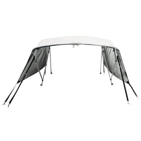 Biminitop 4 bogen met mesh zijwanden 243x(185-198)x137 cm 4