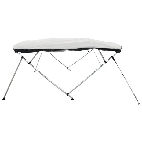 Biminitop 4 bogen met mesh zijwanden 243x(185-198)x137 cm 8