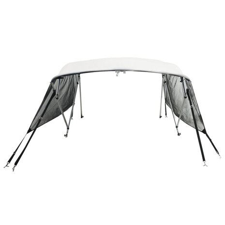 Biminitop 4 bogen met mesh zijwanden 243x(200-213)x137 cm 4