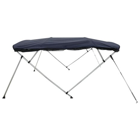 Biminitop 4 bogen met mesh zijwanden 243x(185-198)x137 cm 8