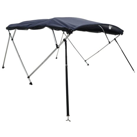 Biminitop 4 bogen met mesh zijwanden 243x(230-244)x137 cm 3