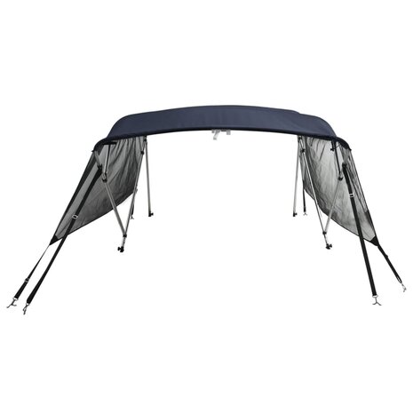 Biminitop 4 bogen met mesh zijwanden 243x(230-244)x137 cm 4