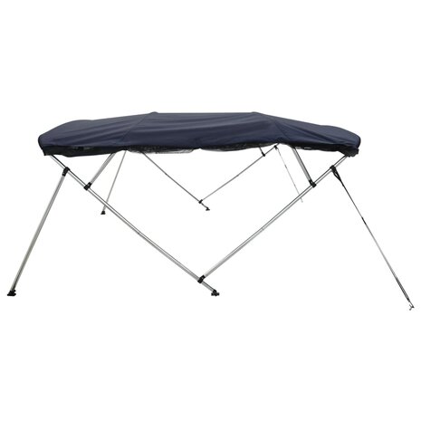 Biminitop 4 bogen met mesh zijwanden 243x(230-244)x137 cm 8