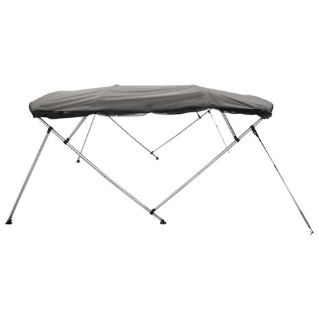 Biminitop 4 bogen met mesh zijwanden 243x(170-182)x137 cm 8