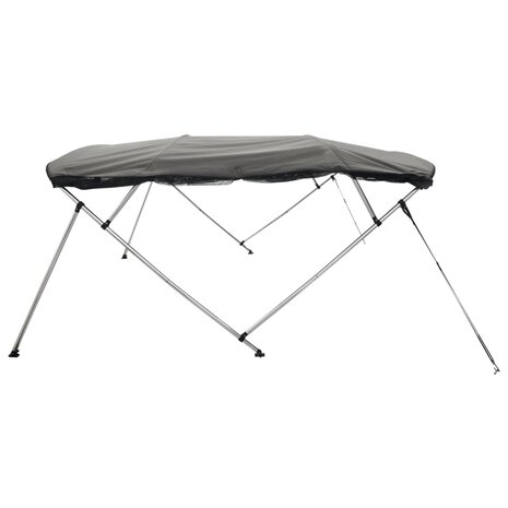 Biminitop 4 bogen met mesh zijwanden 243x(185-198)x137 cm 8