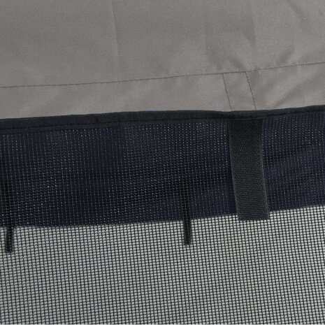Biminitop 4 bogen met mesh zijwanden 243x(185-198)x137 cm 9