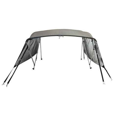 Biminitop 4 bogen met mesh zijwanden 243x(200-213)x137 cm 4