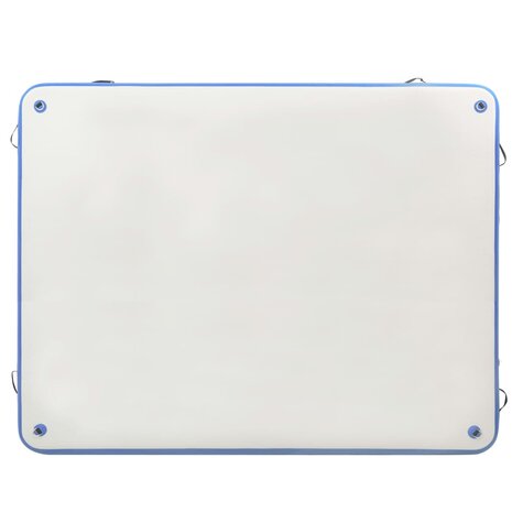 Vlot opblaasbaar 300x300x15 cm blauw en wit 5
