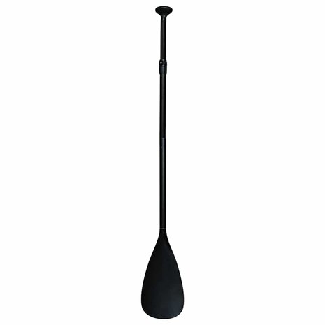 Stand-up paddleboard opblaasbaar zwart en wit 8