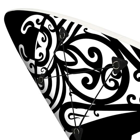 Stand Up Paddleboardset opblaasbaar 305x76x15 cm zwart 6