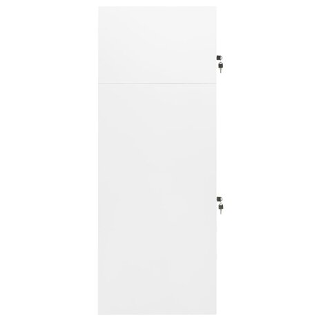 Zadelkast 53x53x140 cm staal wit    3