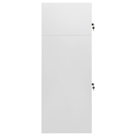 Zadelkast 53x53x140 cm staal lichtgrijs    3