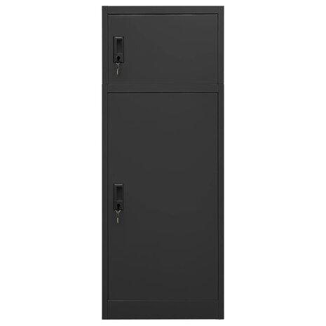 Zadelkast 53x53x140 cm staal antracietkleurig    2