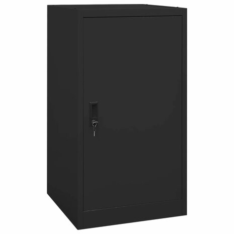 Zadelkast 53x53x105 cm staal zwart   1