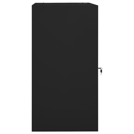 Zadelkast 53x53x105 cm staal zwart   3