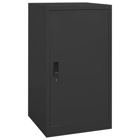 Zadelkast 53x53x105 cm staal antracietkleurig   1