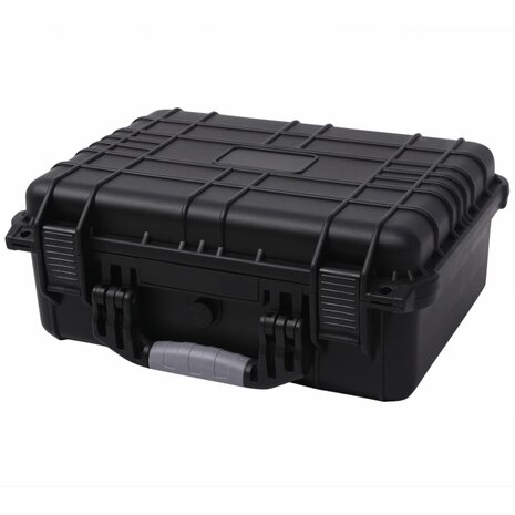 Beschermende materiaalkoffer 40,6x33x17,4 cm zwart   1