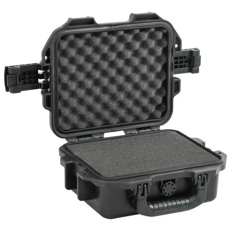 Flightcase draagbaar 30x24,5x12,5 cm PP zwart 3