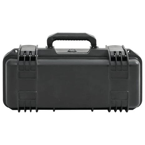 Flightcase draagbaar 46,5x21,5x17,5 cm PP zwart 2