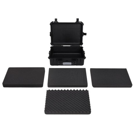 Flightcase draagbaar 52x40x19 cm PP zwart 2