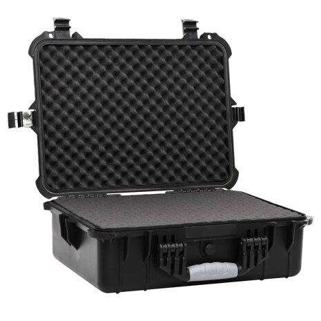 Flightcase draagbaar 52x40x19 cm PP zwart 3