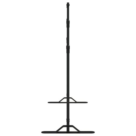 Achtergrondstandaards 2 st 305x243 cm staal zwart 5