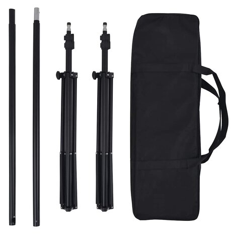 Fotostudioset met achtergronden, lampen en paraplu&apos;s 5