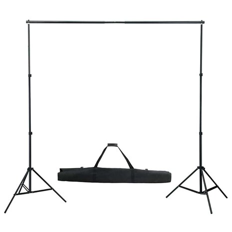 Fotostudioset met achtergrond, lampen en paraplu&apos;s 7