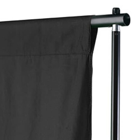 Achtergrond 600x300 cm katoen zwart  3