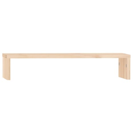 Monitorstandaard 50x27x10 cm massief grenenhout 2