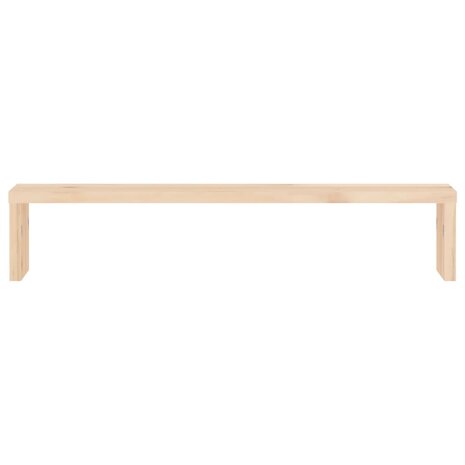 Monitorstandaard 50x27x10 cm massief grenenhout 6