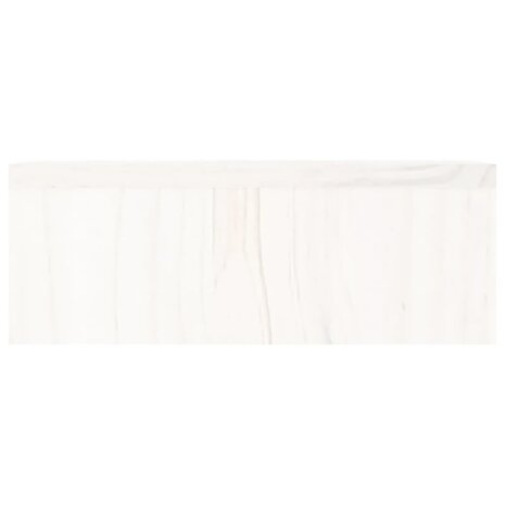 Monitorstandaard 50x27x10 cm massief grenenhout wit 7