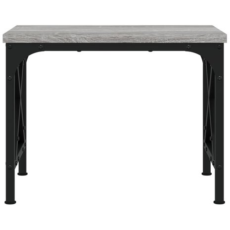 Printerstandaard 40x30x31 cm bewerkt hout grijs sonoma eiken 4
